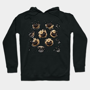 Pug pattern Hoodie